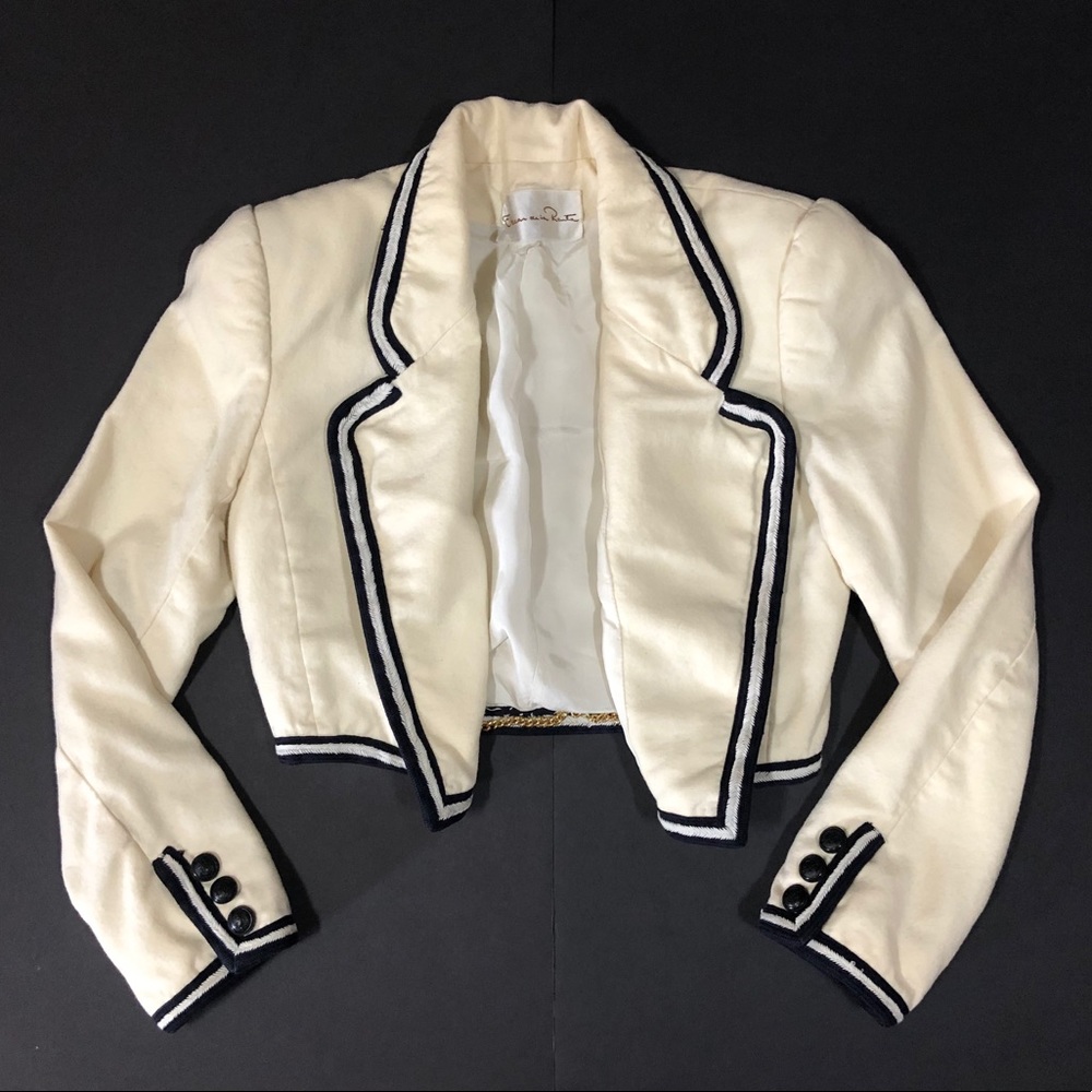 Oscar de la Renta bolero suit jacket